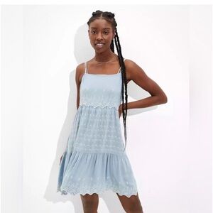 American Eagle Outfitters Blue and white Sundess